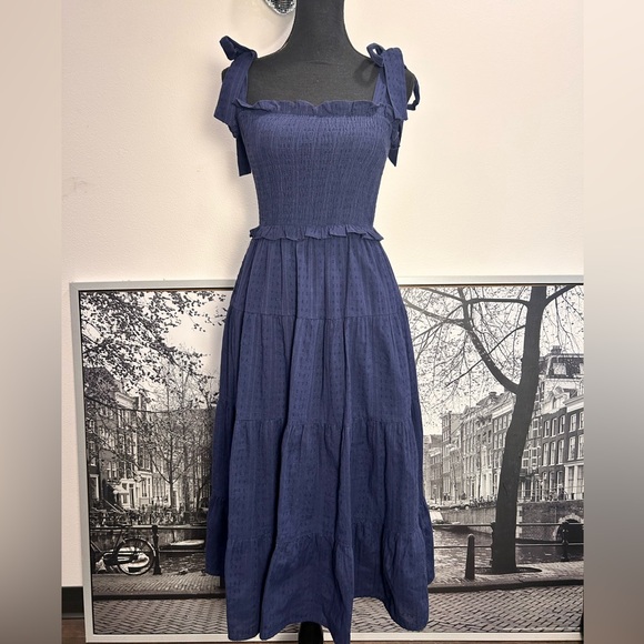 Aura Dresses & Skirts - Aura Smocked Midi Dress